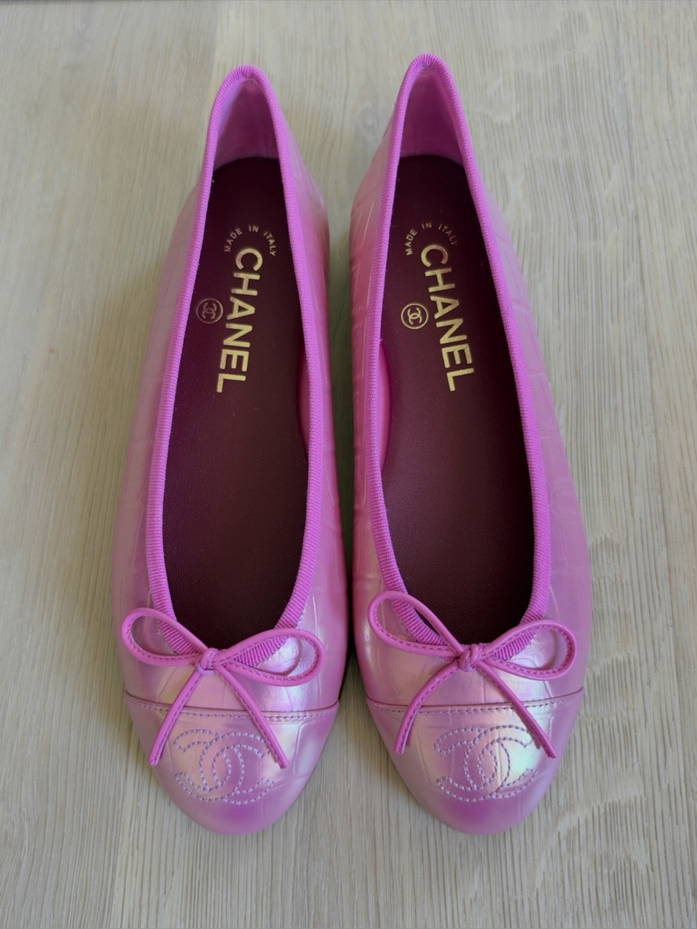 CHANEL Pink Mermaid Ballerina